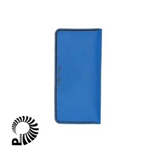 کیف پول چرم آبی