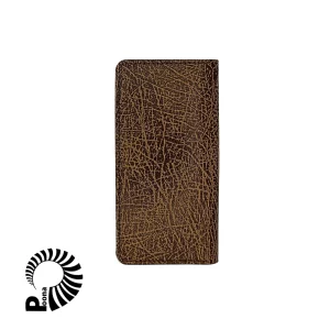 کیف پول چرمی دست‌دوز با طراحی خاص از چرم گاو - پونا - هدیه روز مرد