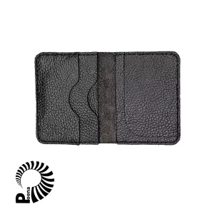 کیف کارت مشکی نمای داخل