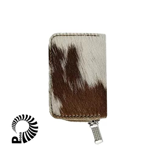 جاکلیدی و جاسوئیچی چرم طبیعی مویی