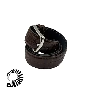 کمربند چرمی طرح کروکدیل