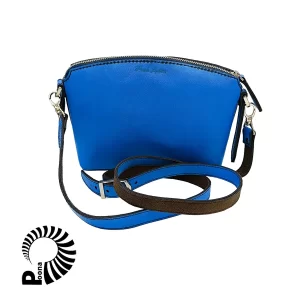 کیف دوشی چرم زنانه آبی