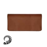کیف پول چرم قهوه ای