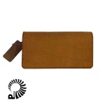 کیف پول چرم قهوه ای