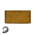 کیف پول چرم خردلی