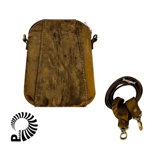 کیف چرمی دستدوززنانه مدل مینا
