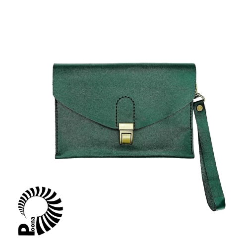 کیف زنانه چرم سبز - هدیه‌ای ایده‌آل برای روز زن