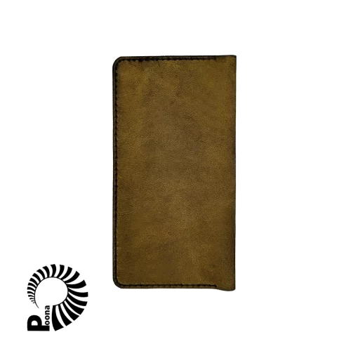 کیف پول چرم شتری