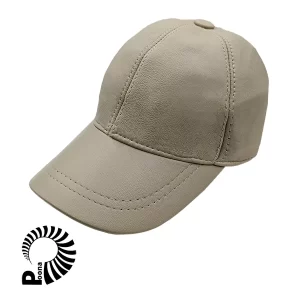 کلاه کپ چرم نسکافه ای
