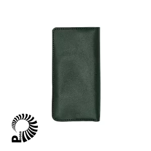 کیف پول چرم سبز