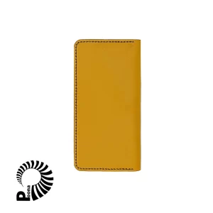 کیف پول چرم زرد