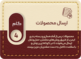 ارسال محصولات